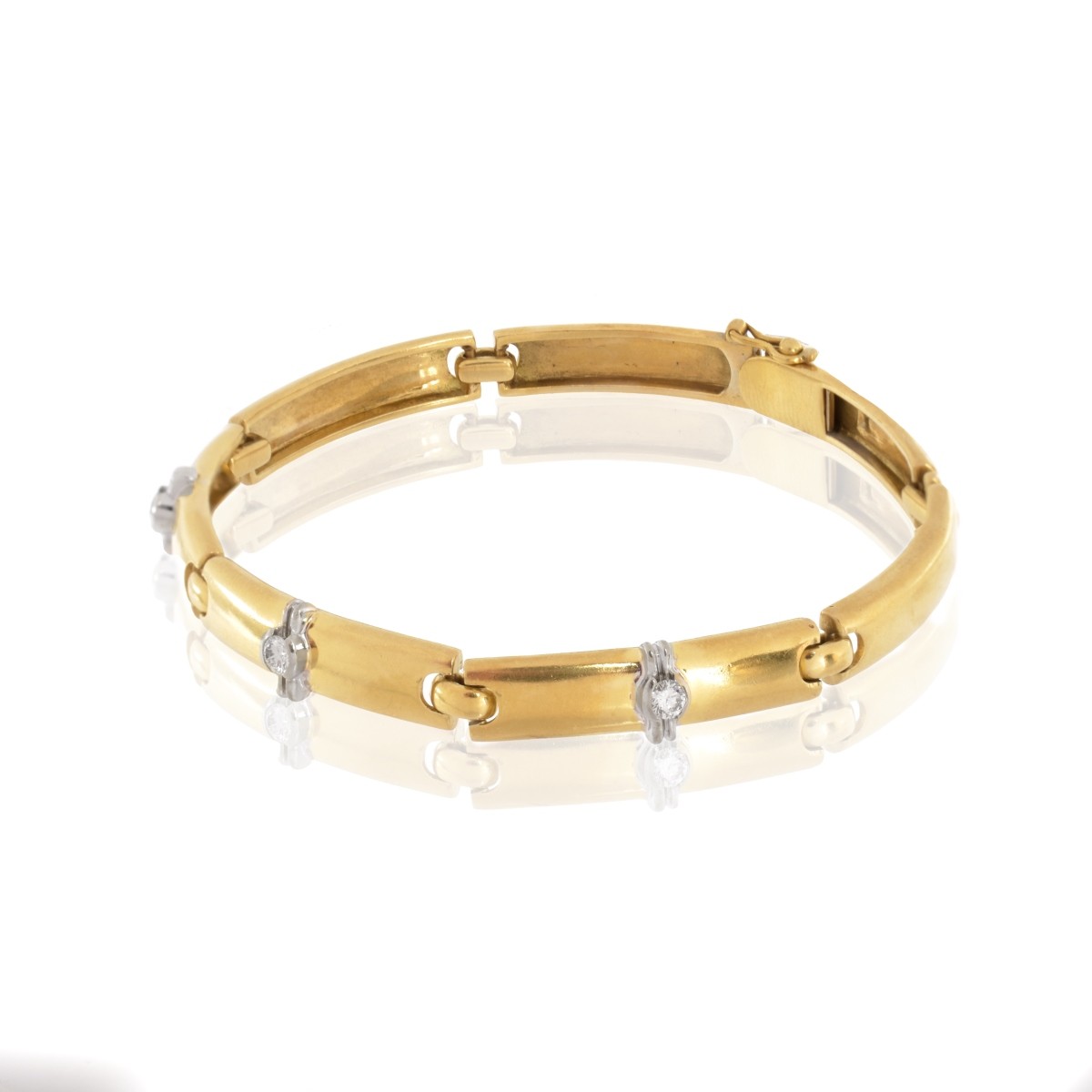 Diamond and 18K Bracelet