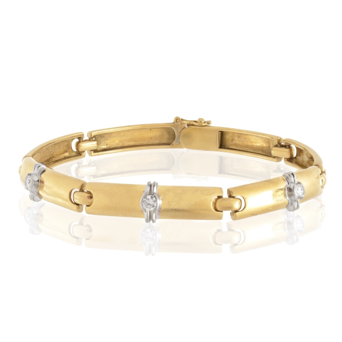 Diamond and 18K Bracelet