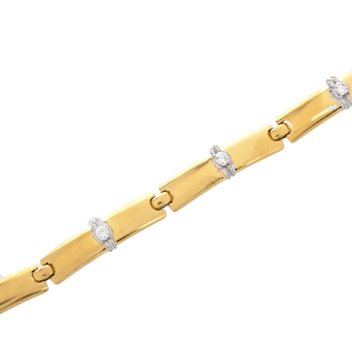 Diamond and 18K Bracelet