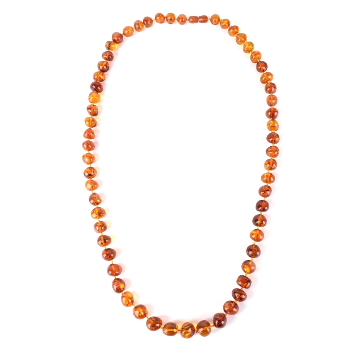 Amber Bead Necklace