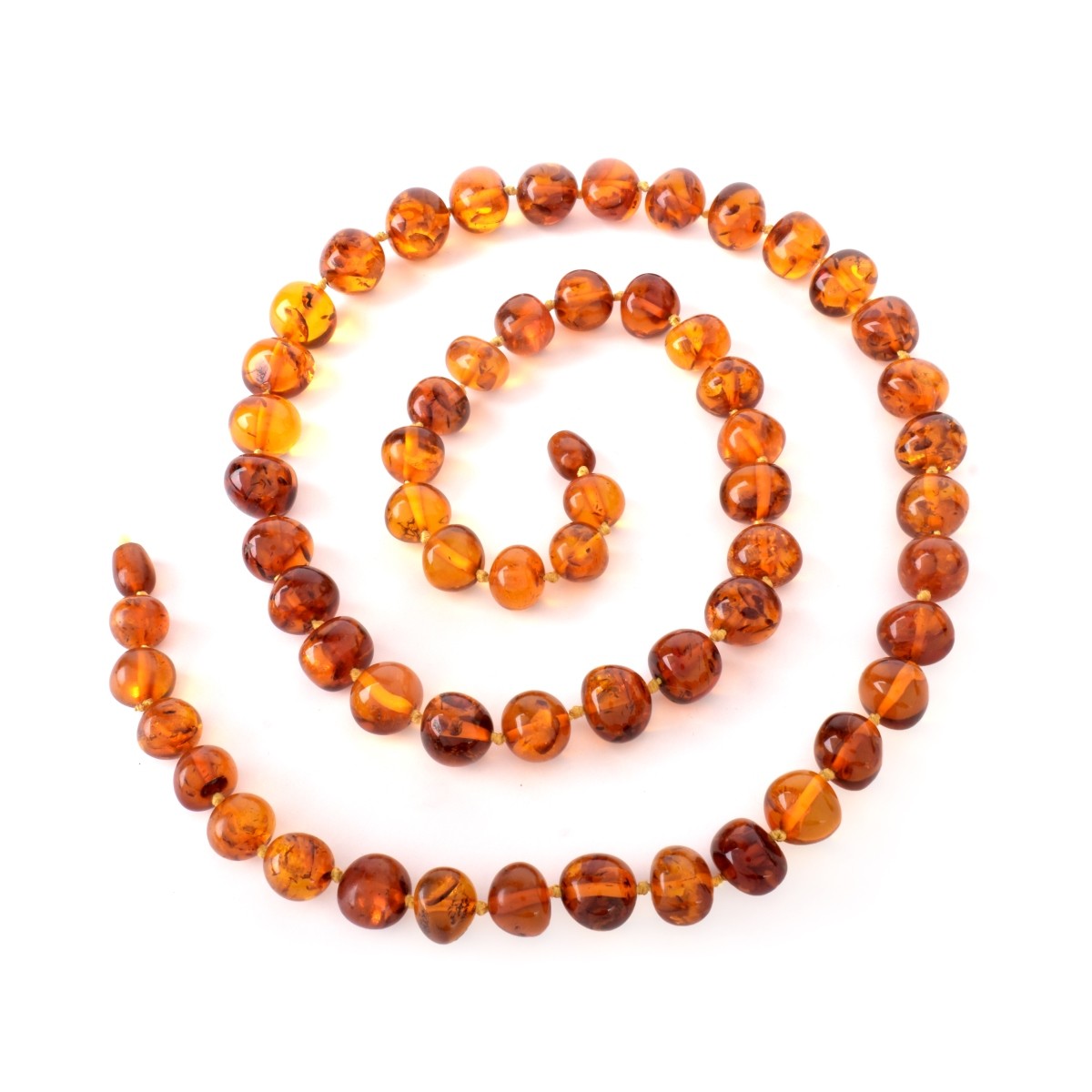 Amber Bead Necklace