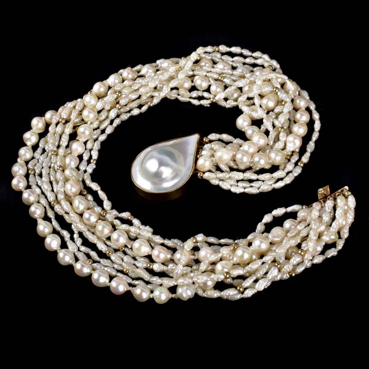 Pearl and 14K Necklace