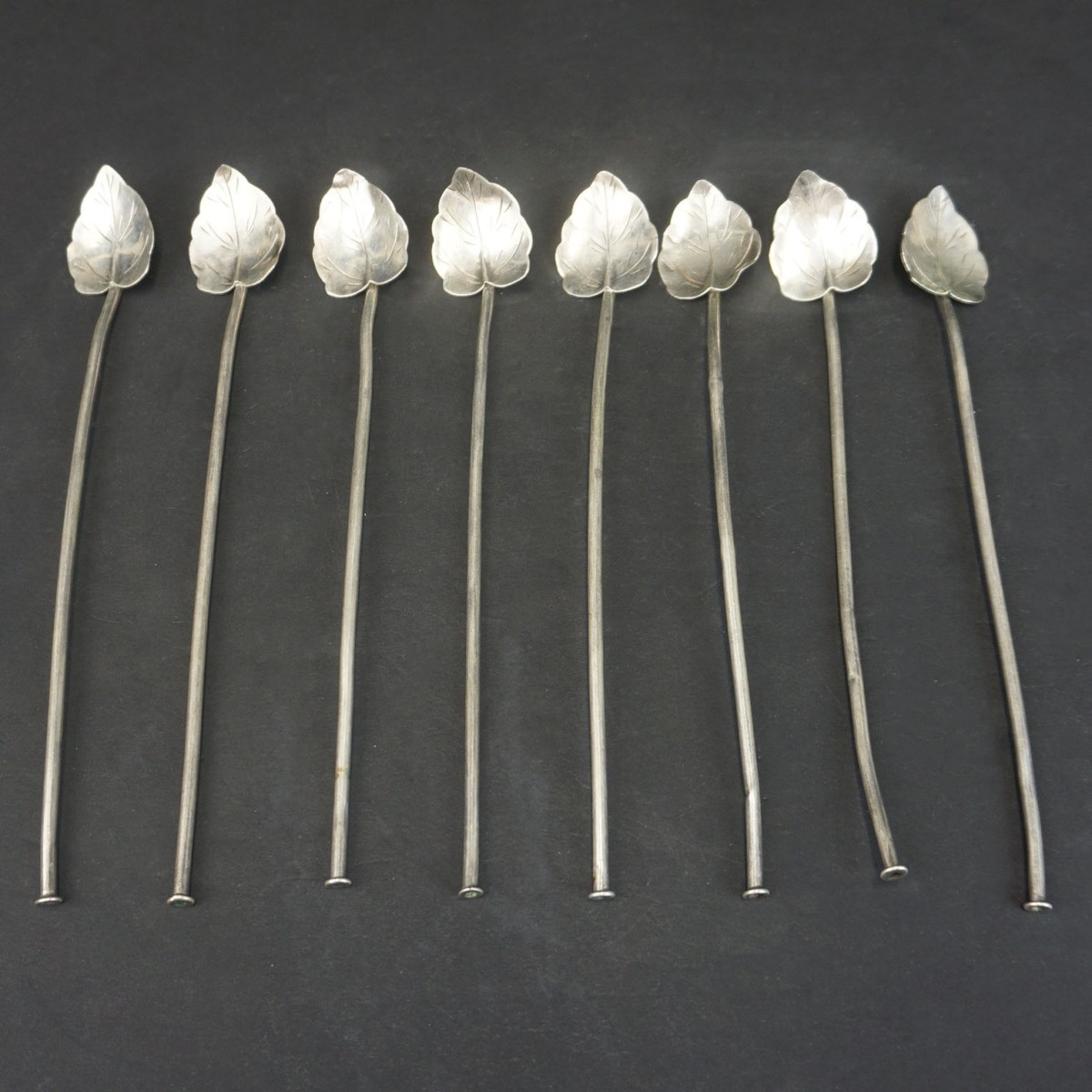 Mexican Sterling Iced Tea Spoons / Straws