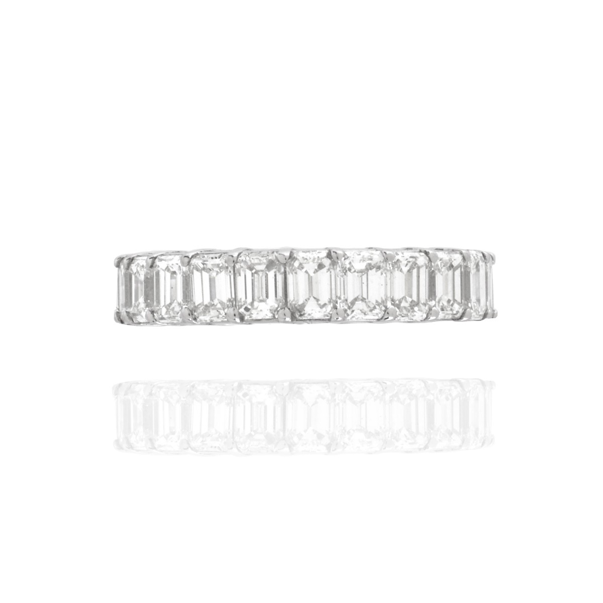 Diamond and Platinum Ring