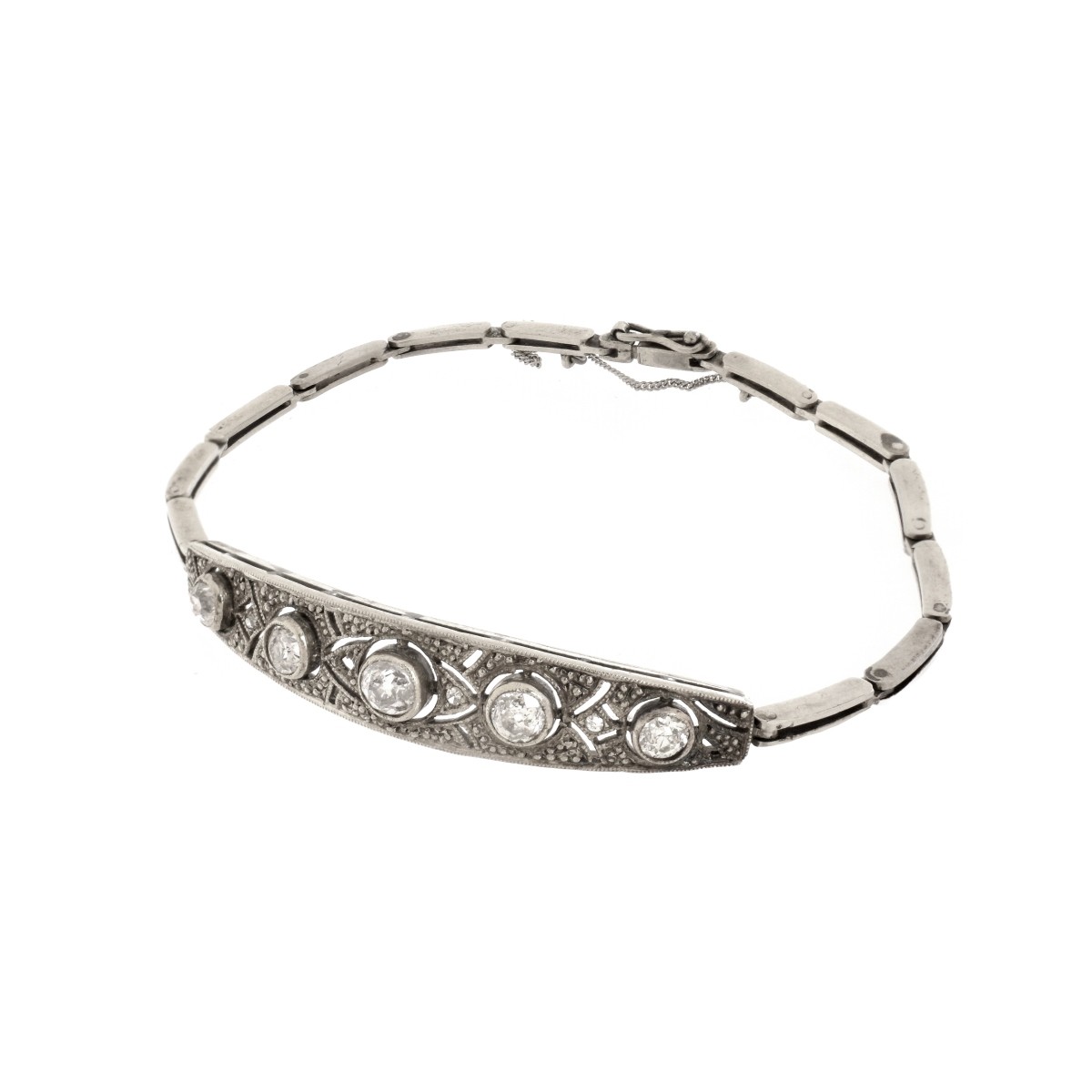 Diamond and 14K Bracelet