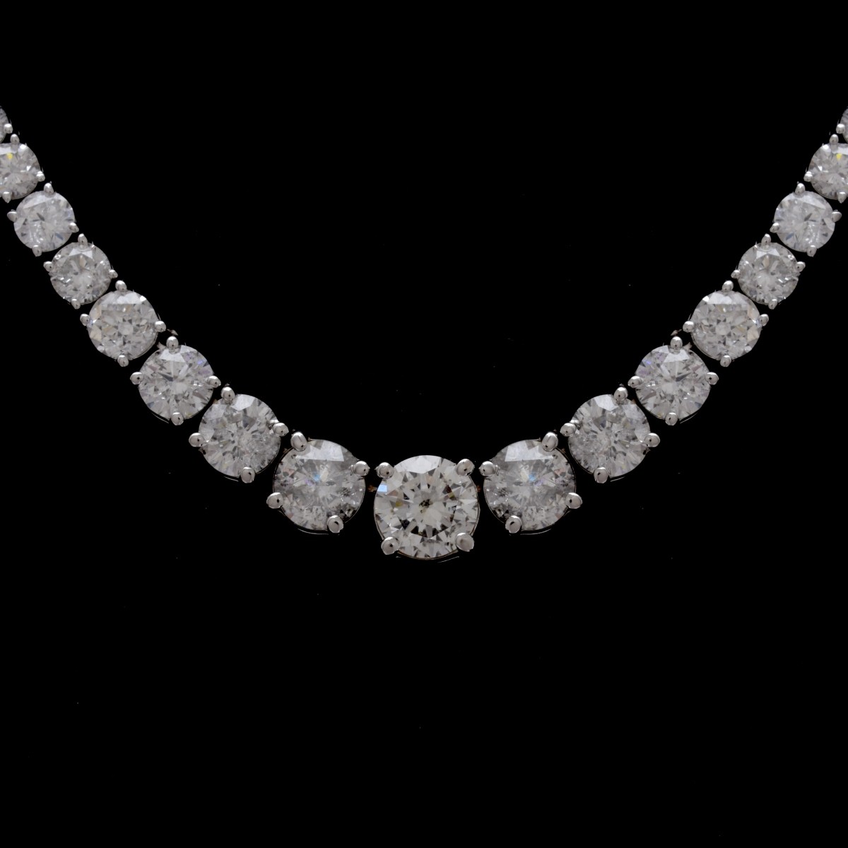 Diamond and 18K Riviera Necklace