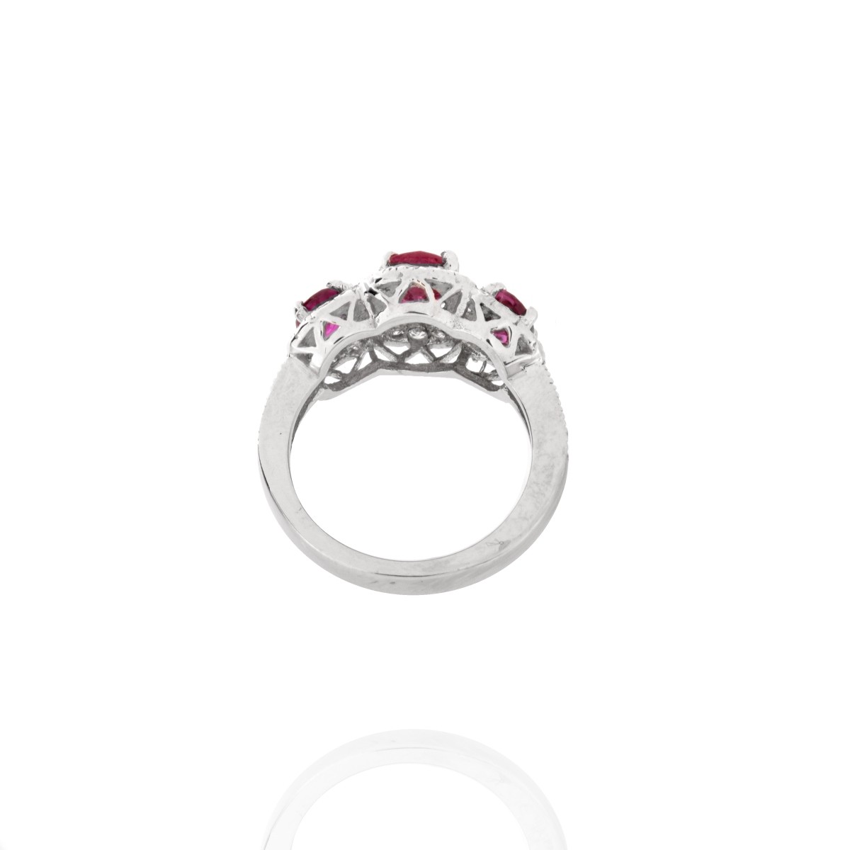 Ruby, Diamond and 14K Ring