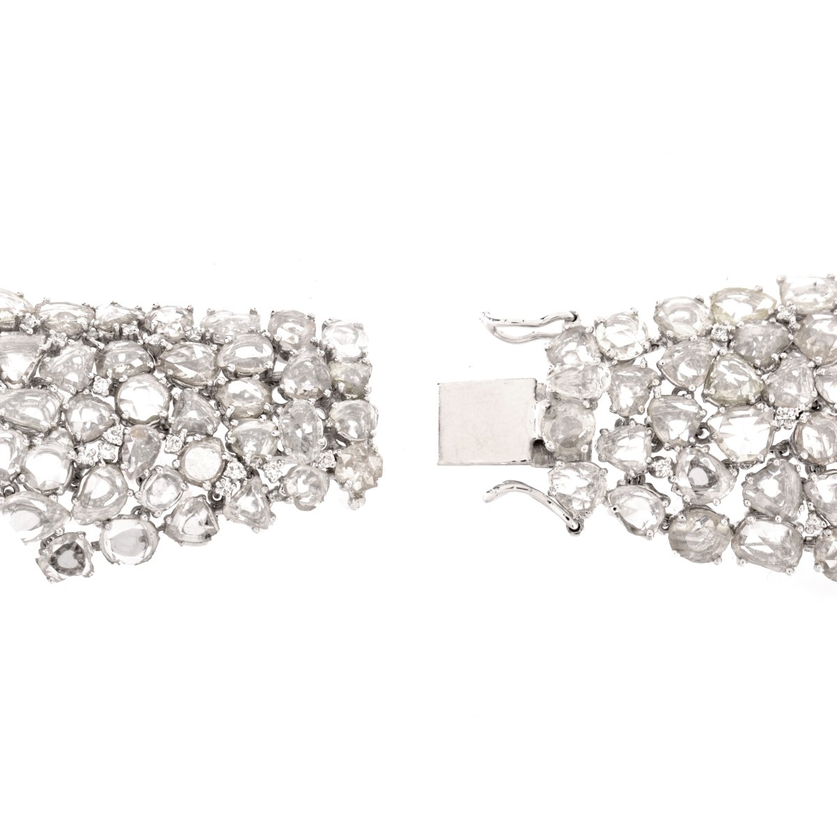 Diamond, Emerald and 18K Bracelet