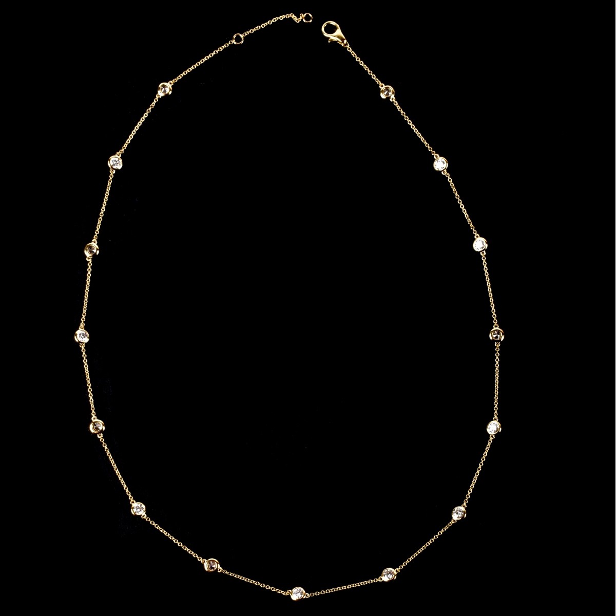 Diamond and 18K Necklace