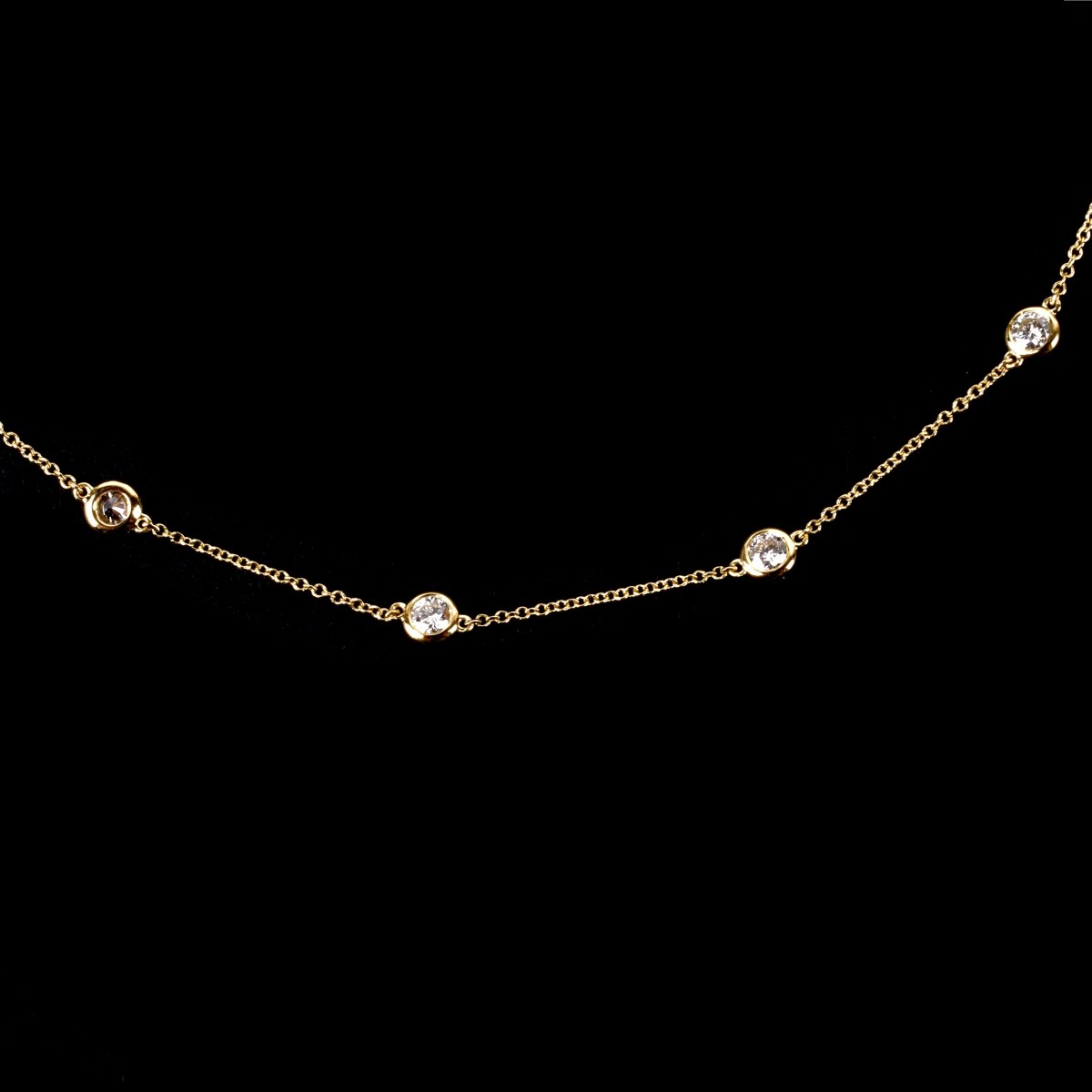 Diamond and 18K Necklace