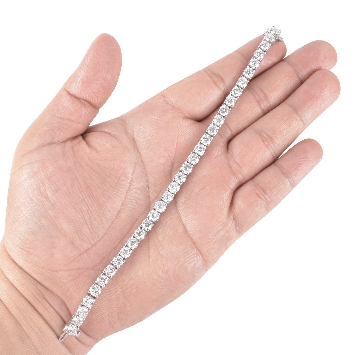 Diamond and 14K Tennis Bracelet