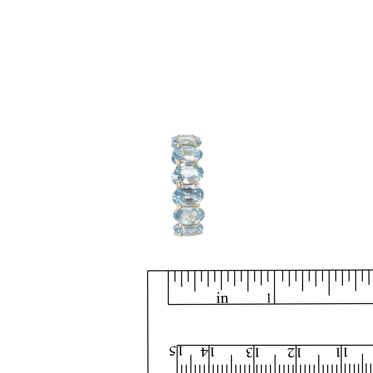 Topaz and 18K Ring