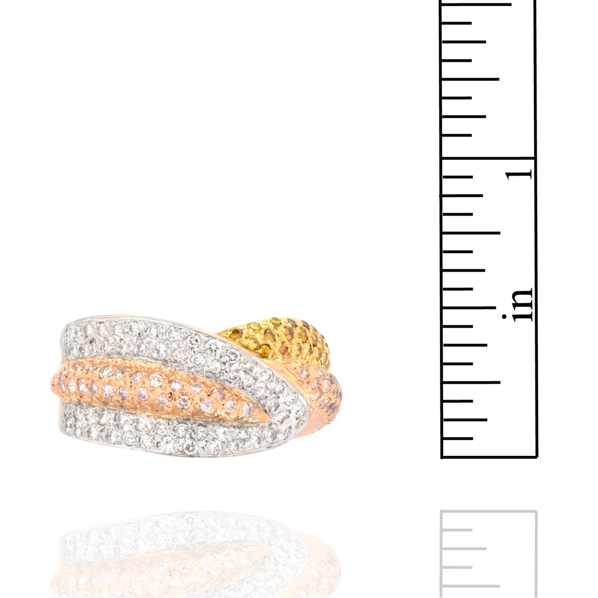 Diamond and 18K Ring