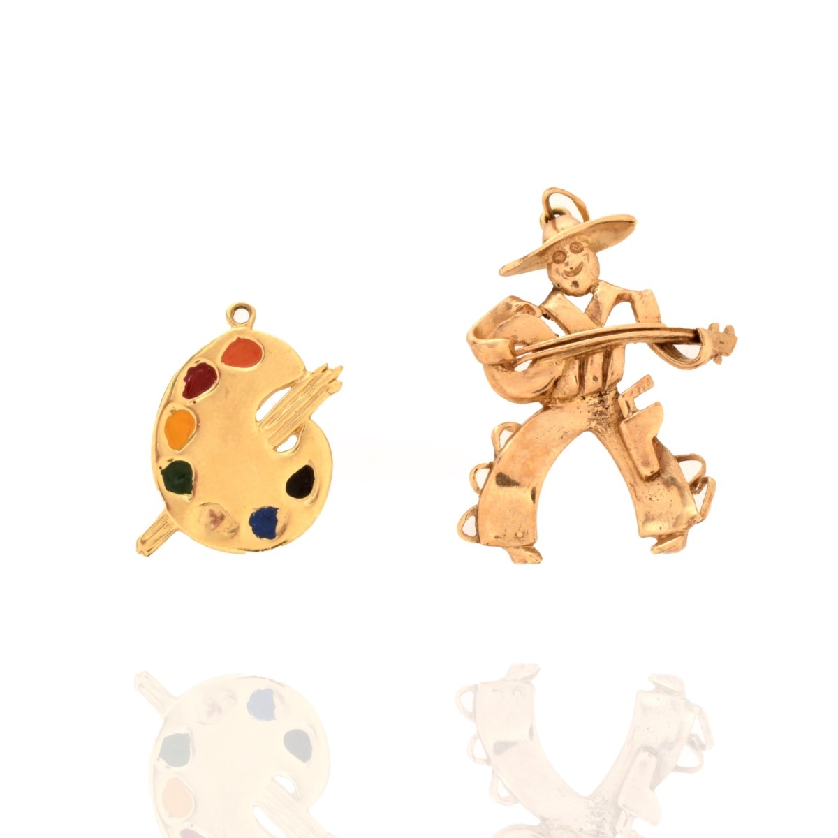 Two 14K Charms