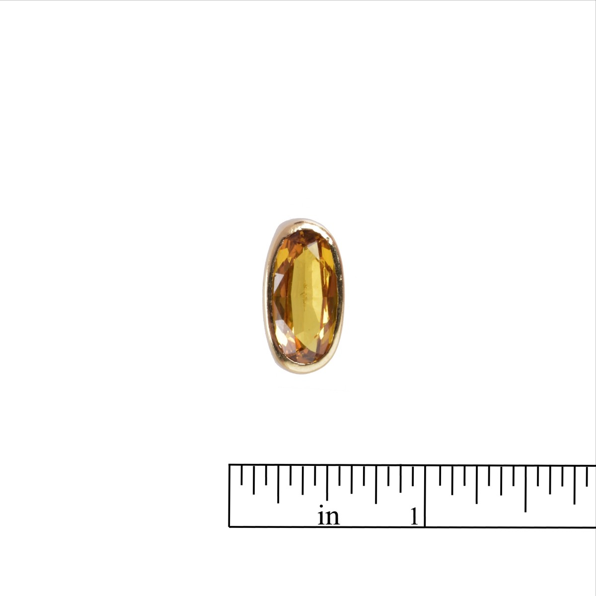 Citrine and 14K Ring