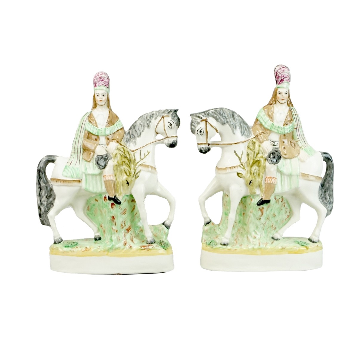 Pair of Staffordshire Figurines