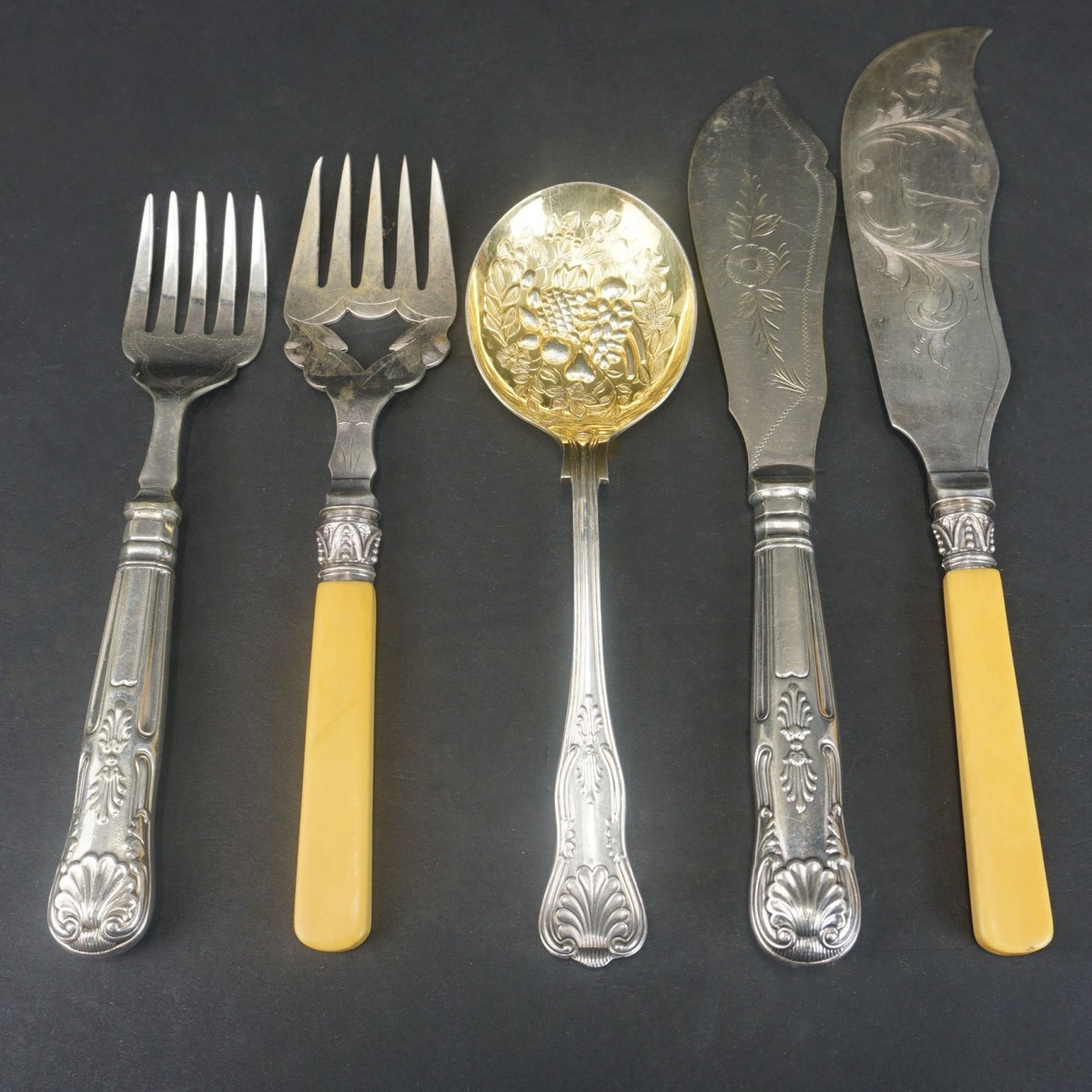 English Silverplate Serving Pieces