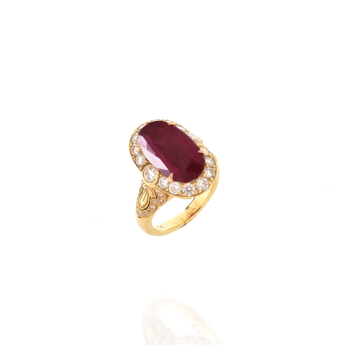 GRS Ruby, Diamond and 18K Ring