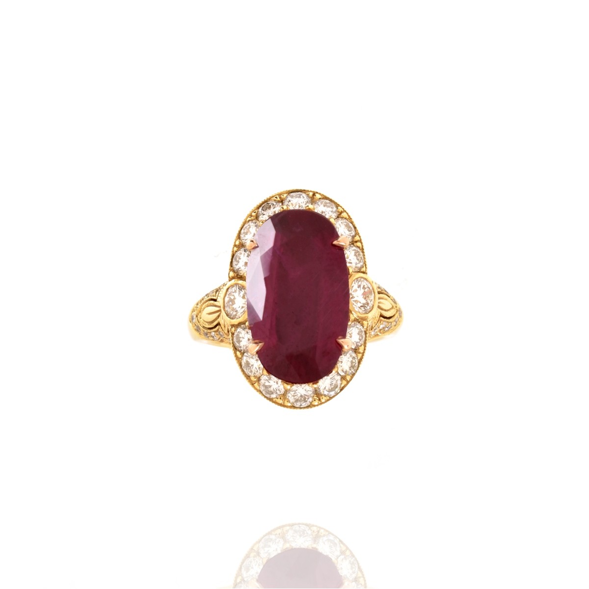 GRS Ruby, Diamond and 18K Ring