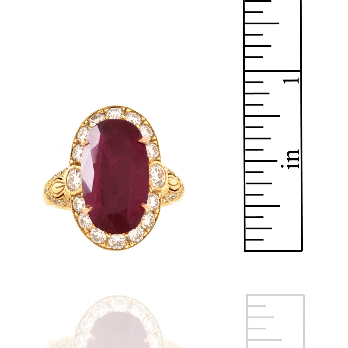 GRS Ruby, Diamond and 18K Ring