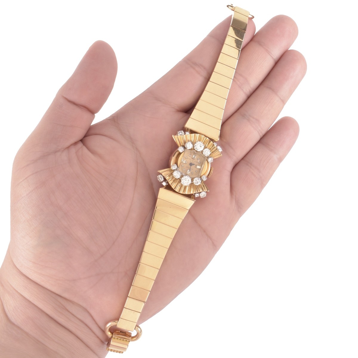 Patek Philippe Diamond and 18K Watch