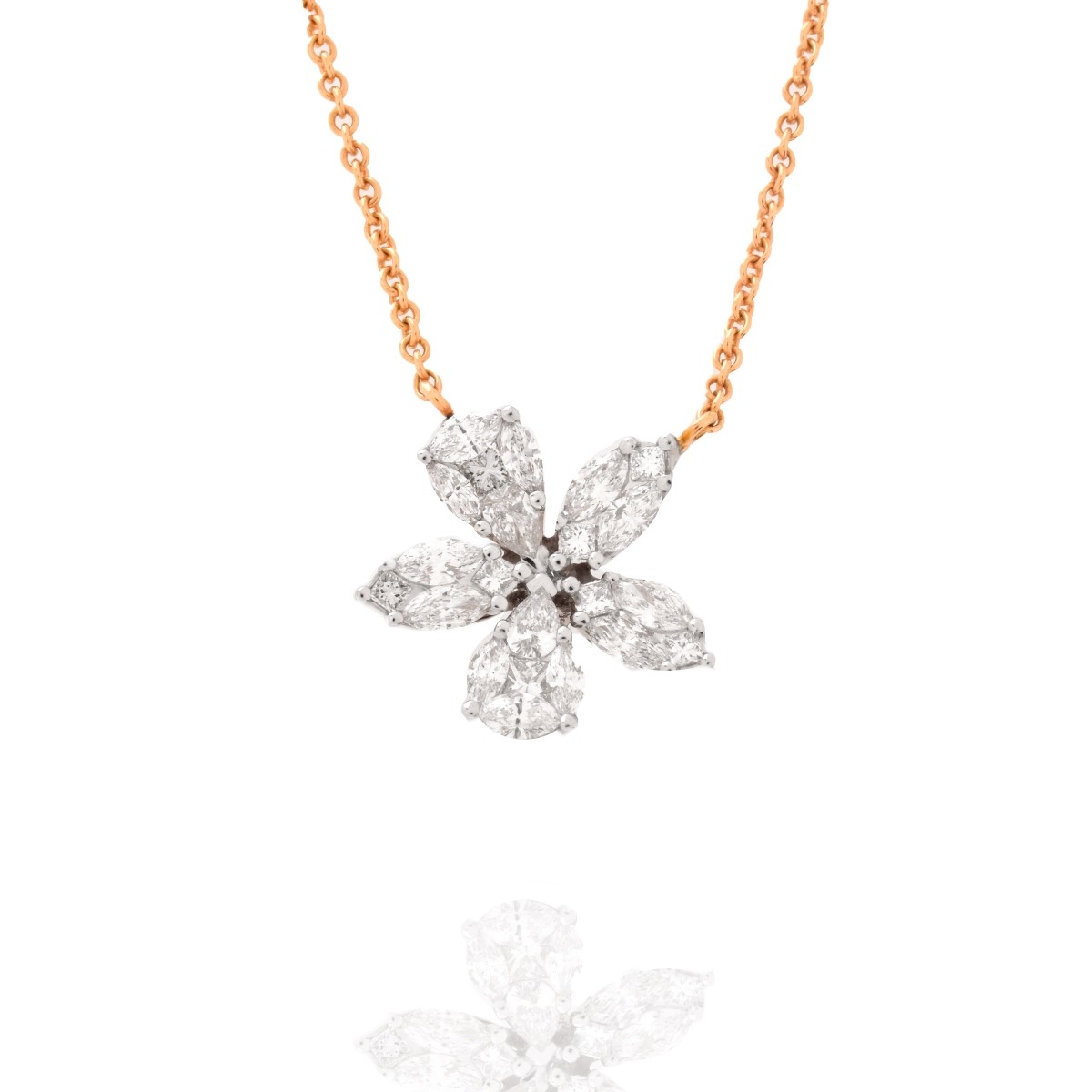 Diamond and 18K Necklace