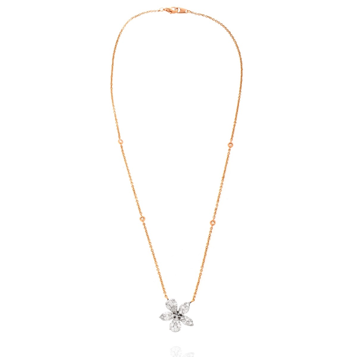 Diamond and 18K Necklace