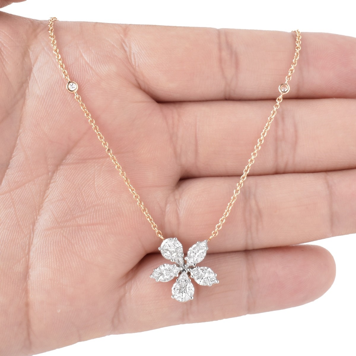 Diamond and 18K Necklace