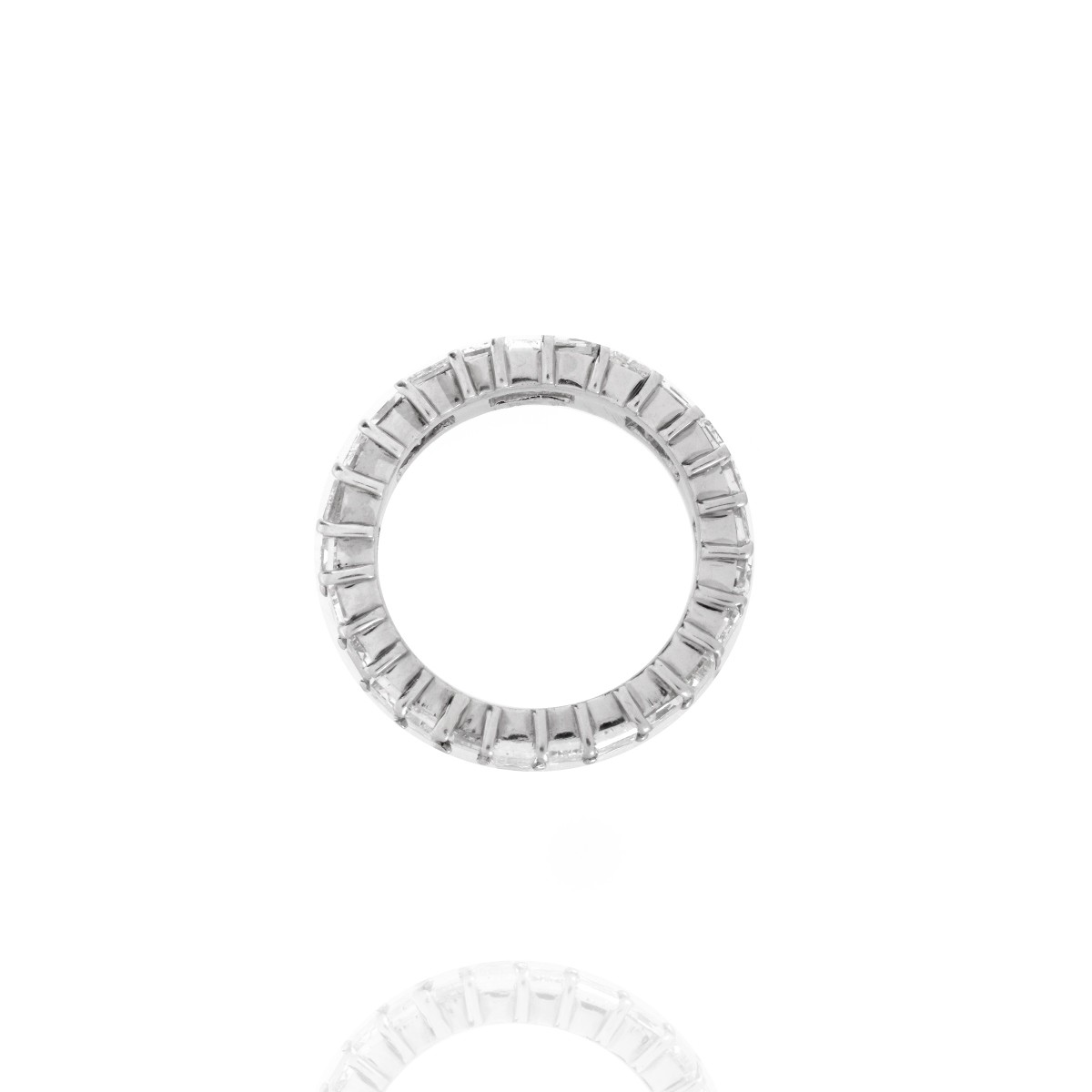 Diamond and Platinum Ring