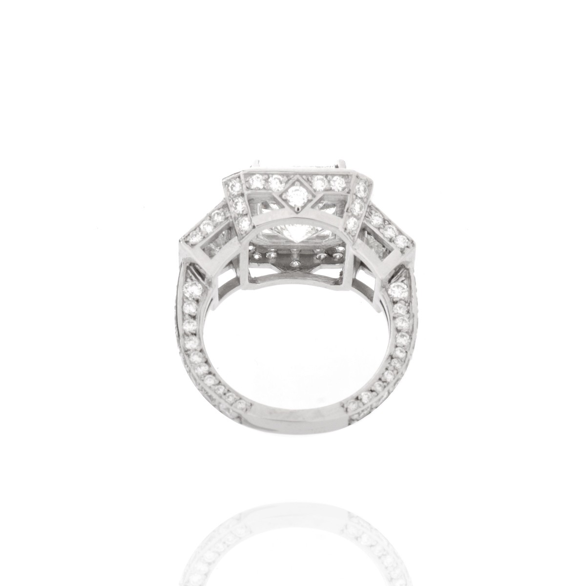 EGL 5.02ct Diamond and 14K Ring