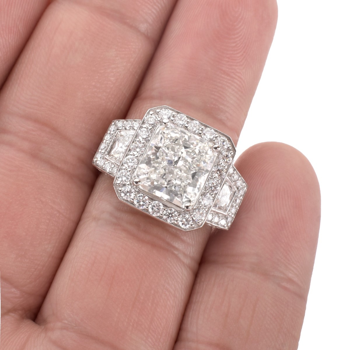 EGL 5.02ct Diamond and 14K Ring