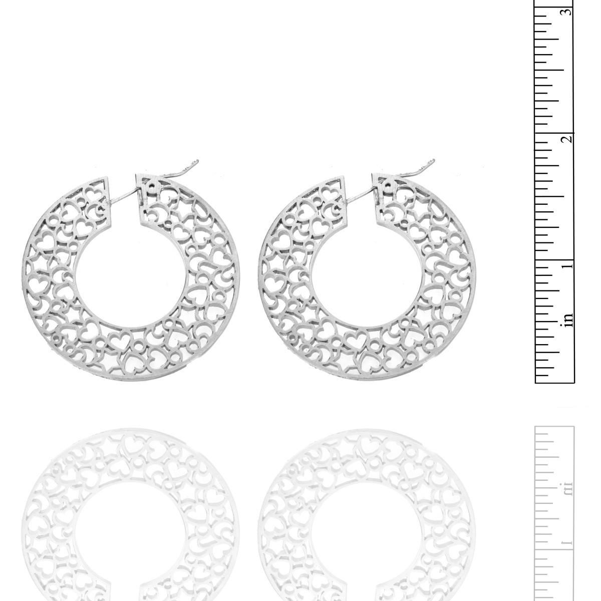 Diamond and 18K Earrings