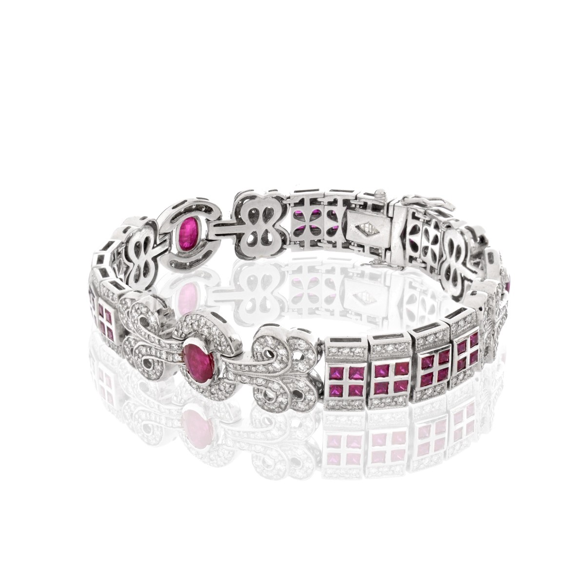 Ruby, Diamond and 18K Bracelet