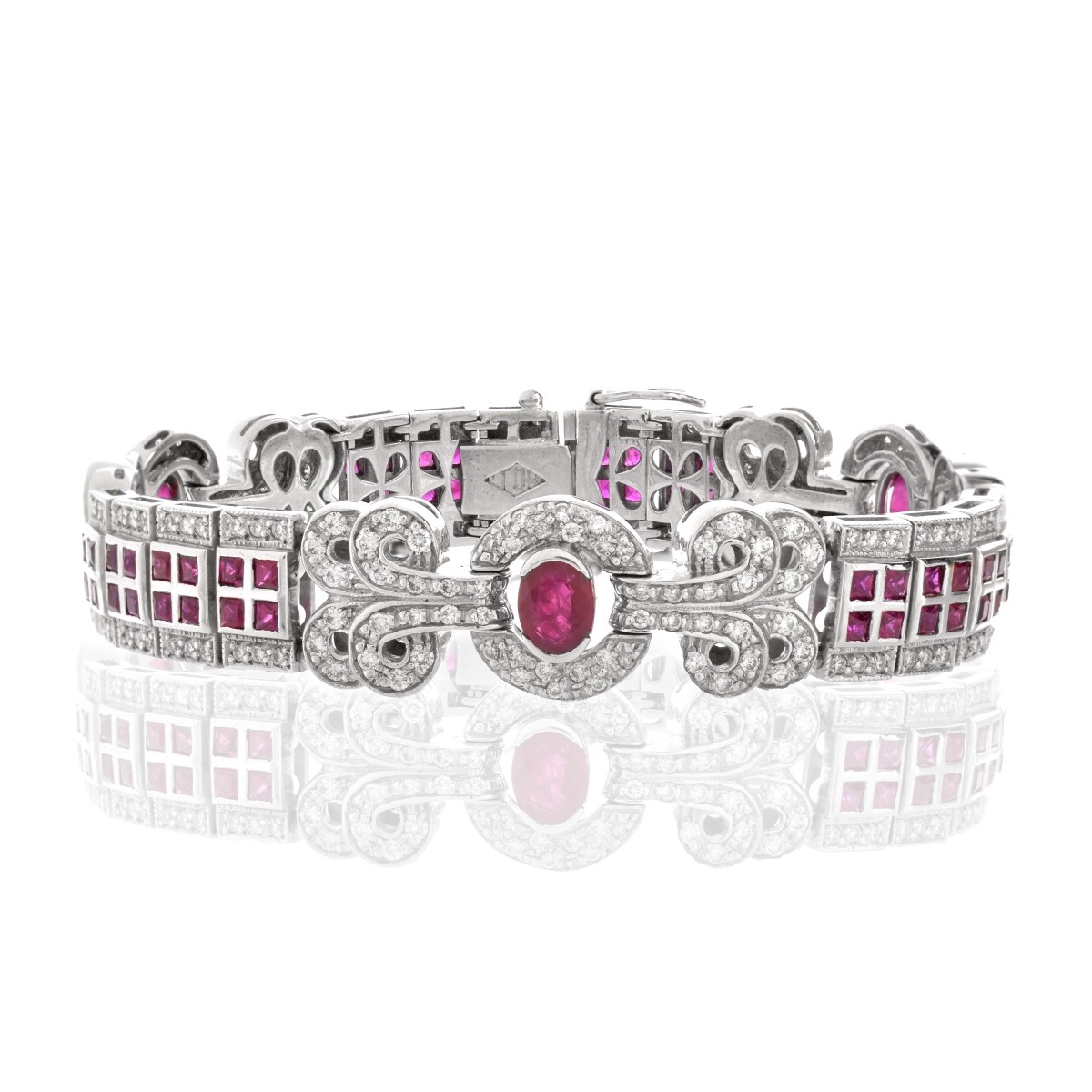 Ruby, Diamond and 18K Bracelet