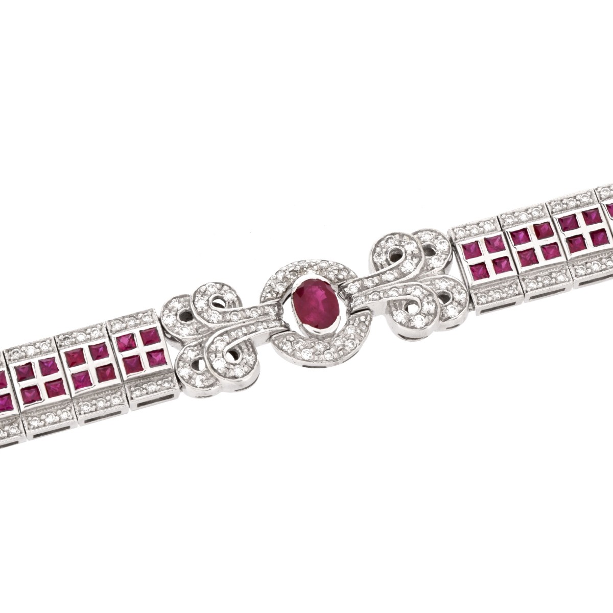 Ruby, Diamond and 18K Bracelet