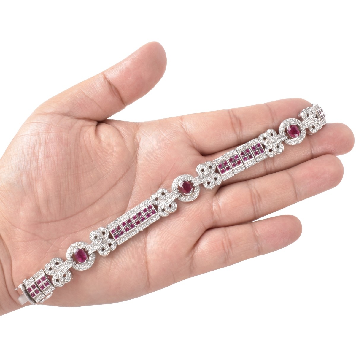 Ruby, Diamond and 18K Bracelet