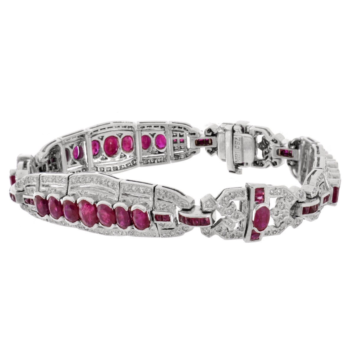 Ruby, Diamond and 18K Bracelet