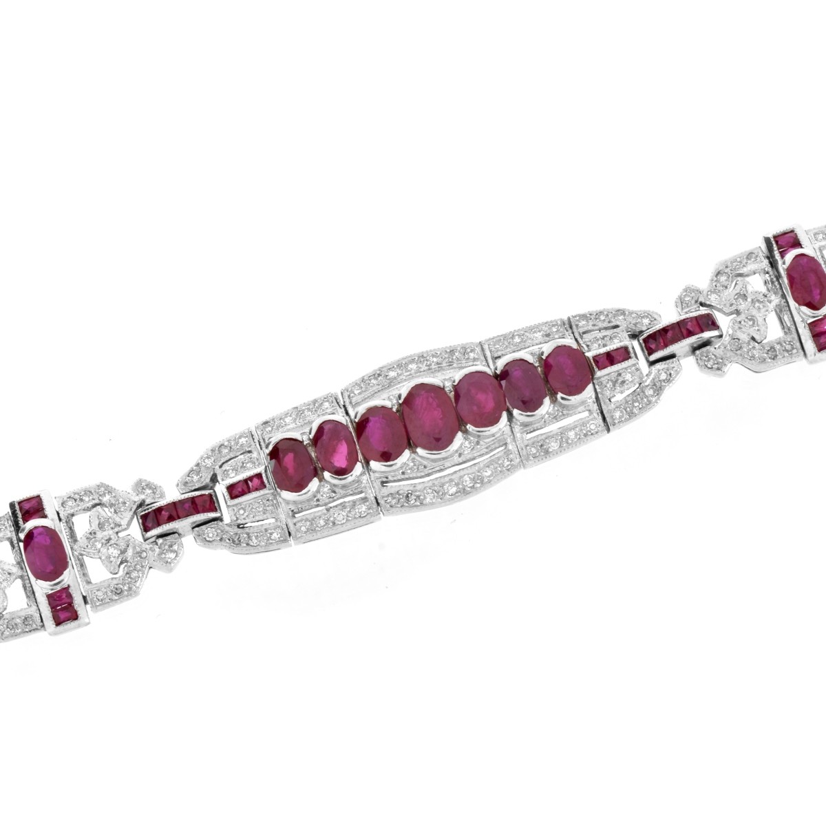 Ruby, Diamond and 18K Bracelet