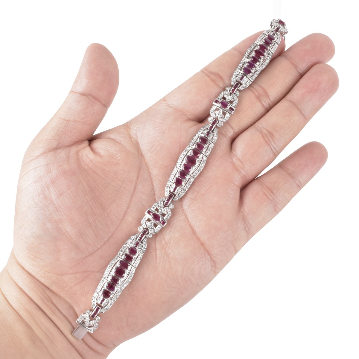 Ruby, Diamond and 18K Bracelet