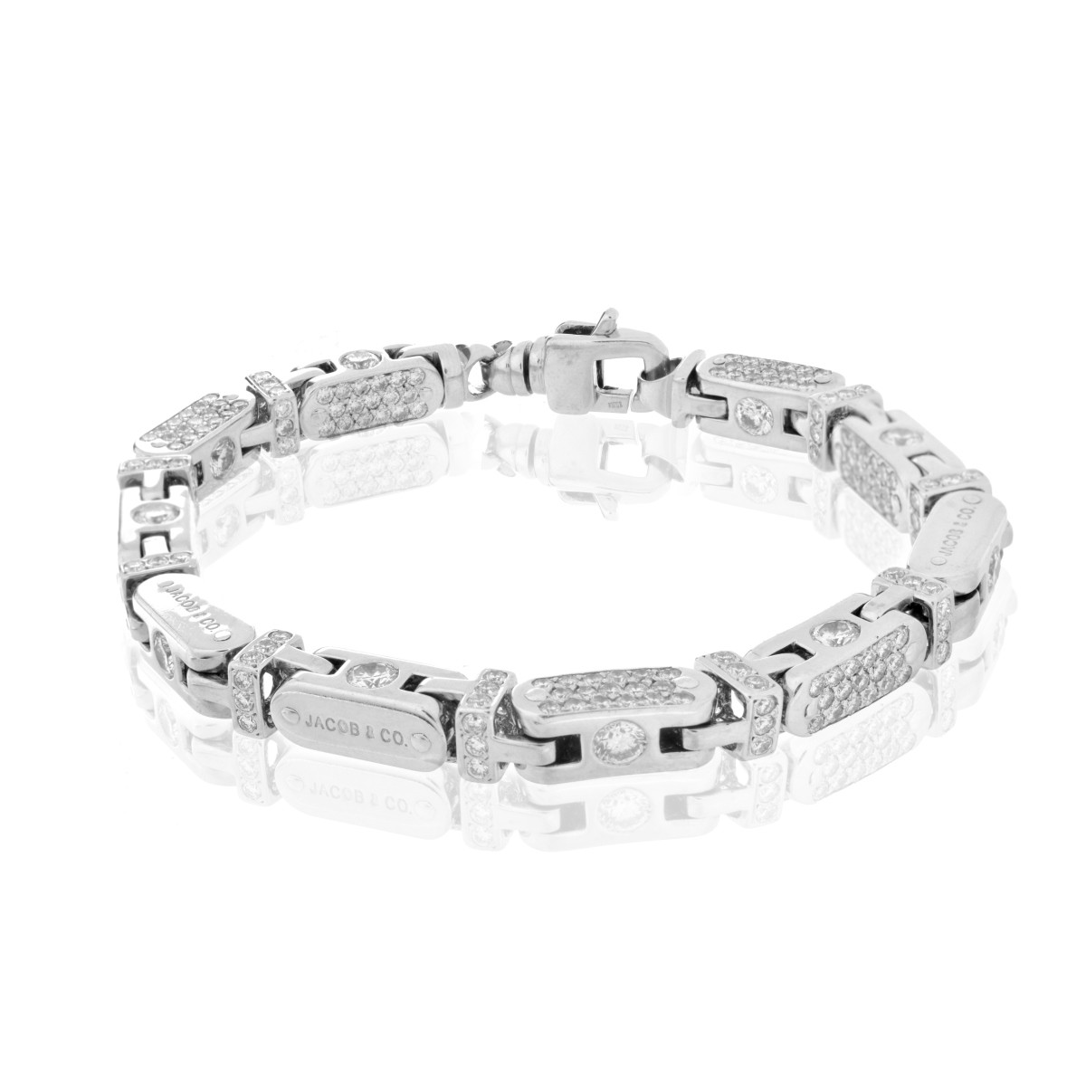 Jacob & Co Diamond and 18K Bracelet