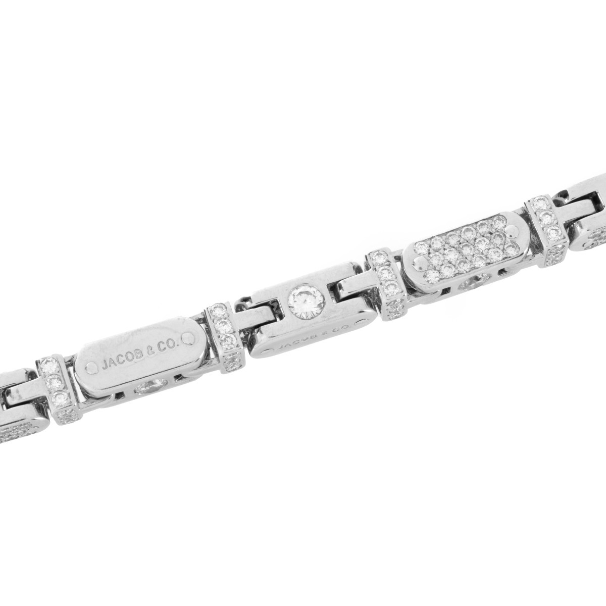 Jacob & Co Diamond and 18K Bracelet