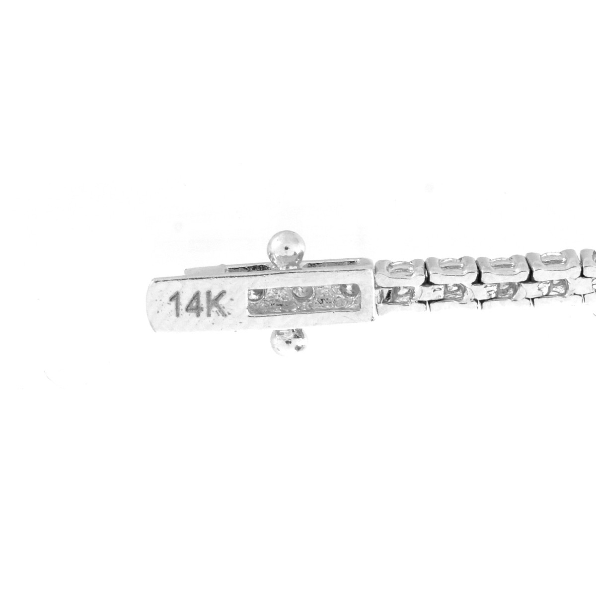 Diamond and 14K Tennis Bracelet