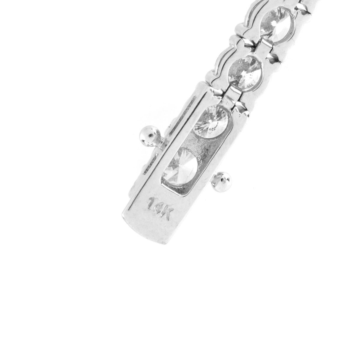 Diamond and 14K Tennis Bracelet