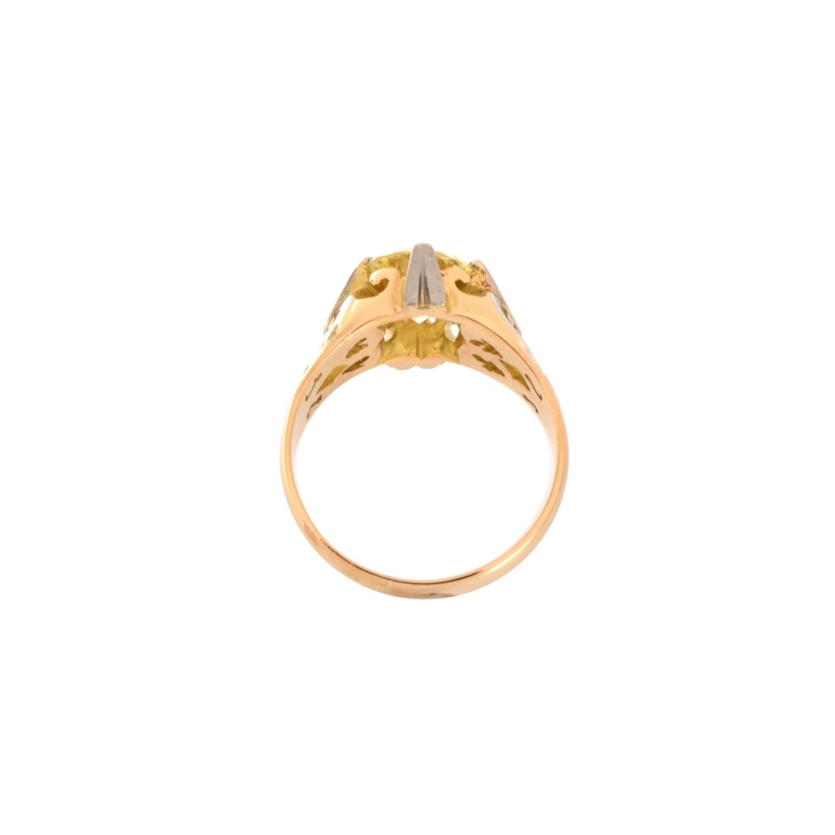 Diamond and 18K Ring