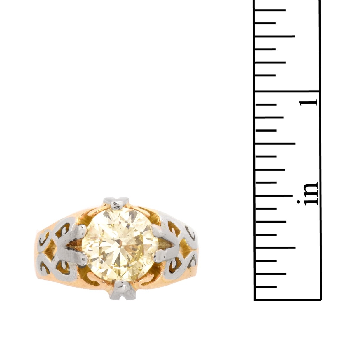 Diamond and 18K Ring