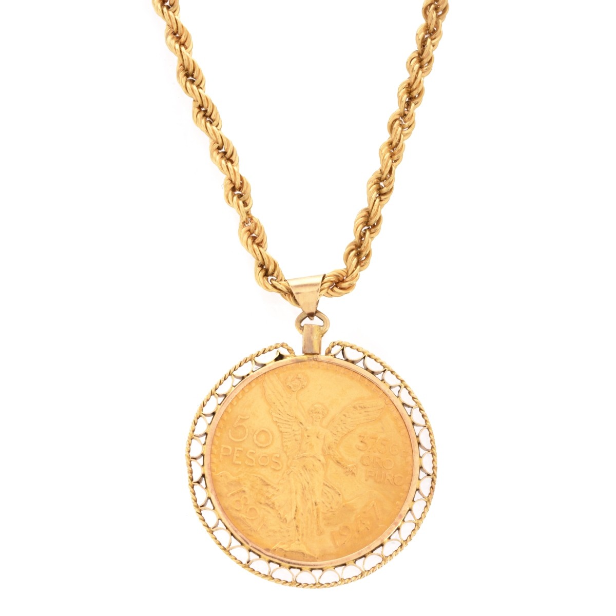 Gold Coin Necklace