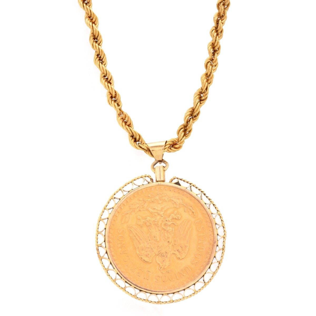 Gold Coin Necklace