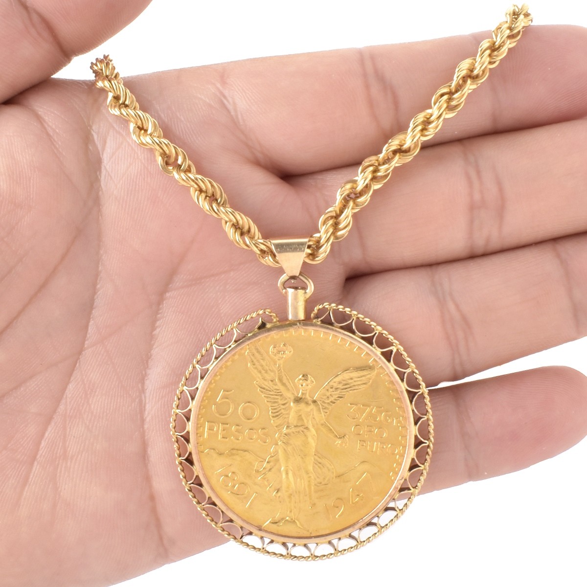 Gold Coin Necklace