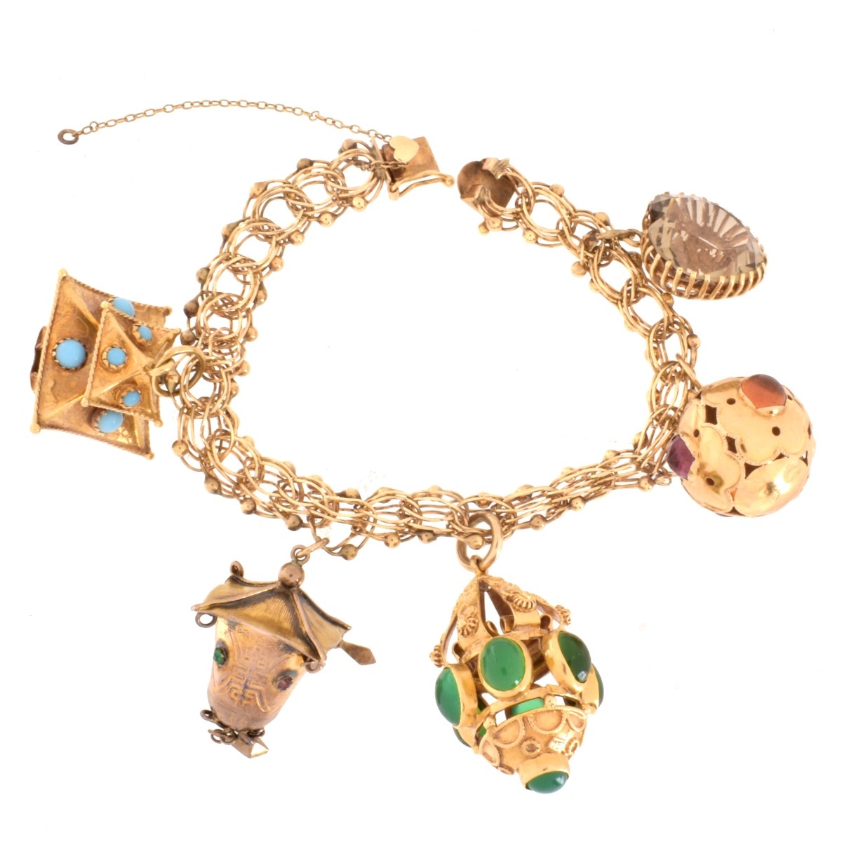 14K Charm Bracelet