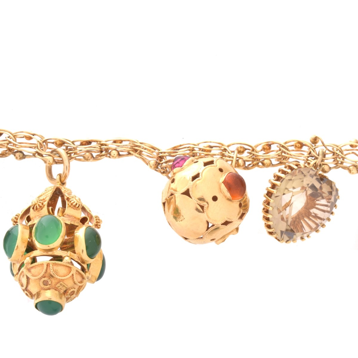 14K Charm Bracelet